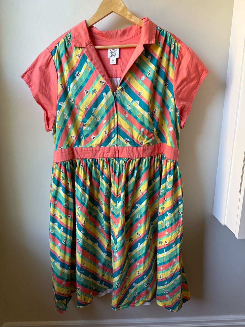 DISNEY World Dress Shop Play In The Parks Retro Disneybound Dapper Day Quirky 2X